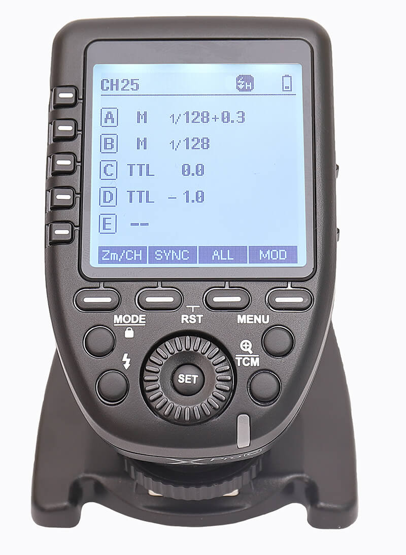 godox xpro display